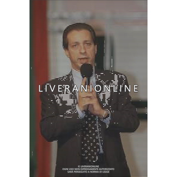 DIA- RETROSPETTIVA PAOLO BERLUSCONI IMPRENDITORE E DIRIGENTE SPORTIVO NELLA FOTO PAOLO BERLUSCONI AL CLUB FORZA ITALIA AGENZIA ALDO LIVERANI SAS