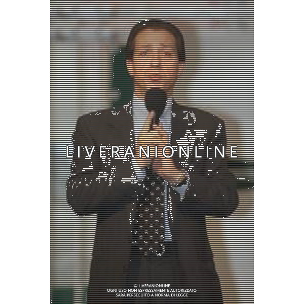 DIA- RETROSPETTIVA PAOLO BERLUSCONI IMPRENDITORE E DIRIGENTE SPORTIVO NELLA FOTO PAOLO BERLUSCONI AL CLUB FORZA ITALIA AGENZIA ALDO LIVERANI SAS