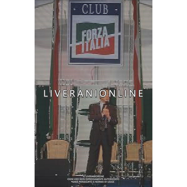 DIA- RETROSPETTIVA PAOLO BERLUSCONI IMPRENDITORE E DIRIGENTE SPORTIVO NELLA FOTO PAOLO BERLUSCONI AL CLUB FORZA ITALIA AGENZIA ALDO LIVERANI SAS