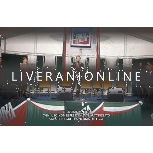 DIA- RETROSPETTIVA PAOLO BERLUSCONI IMPRENDITORE E DIRIGENTE SPORTIVO NELLA FOTO PAOLO BERLUSCONI AL CLUB FORZA ITALIA AGENZIA ALDO LIVERANI SAS