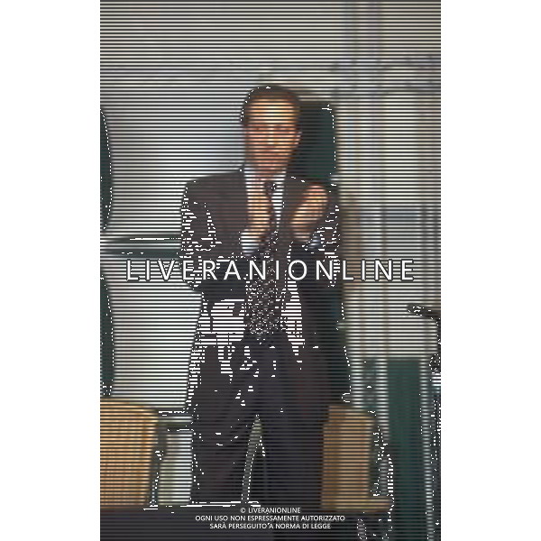 DIA- RETROSPETTIVA PAOLO BERLUSCONI IMPRENDITORE E DIRIGENTE SPORTIVO NELLA FOTO PAOLO BERLUSCONI AL CLUB FORZA ITALIA AGENZIA ALDO LIVERANI SAS