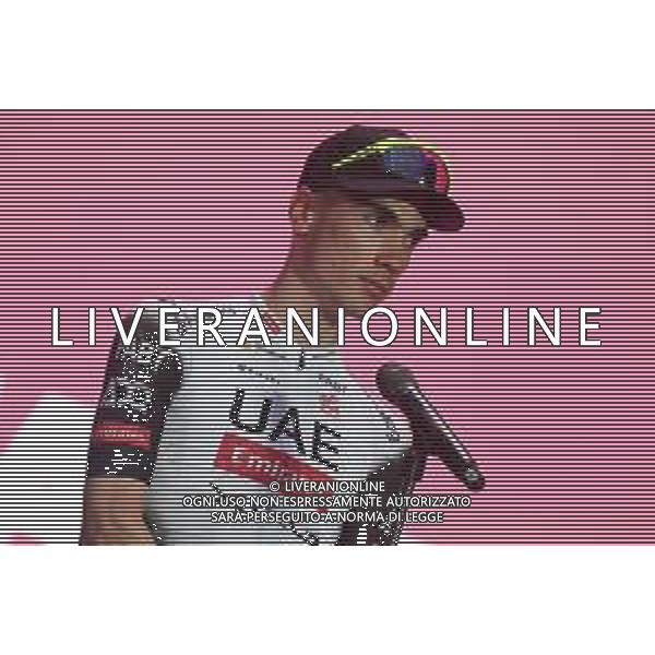 07-05-2025 Presentazione Squadre Giro D\'italia 2025; 2025, Uae Team Emirates - Xrg; Ayuso Pesquera, Juan; Tirana; ©SIROTTI - AGENZIA ALDO LIVERANI SAS