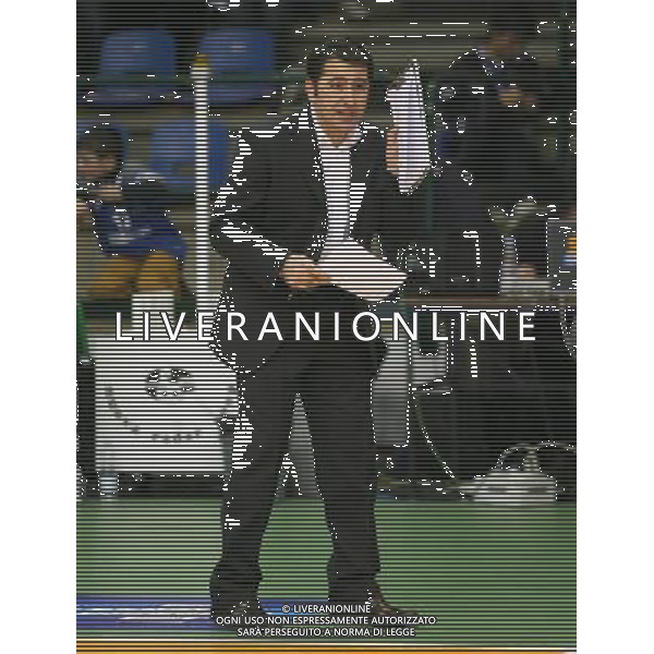 Lube banca marche macerata - itas diatec trentino Final eight Volley a Ferrara 26-01-2006 nella foto De Giorgi Ferdinando allenatore macerata foto filippo venezia-ag.aldo liverani
