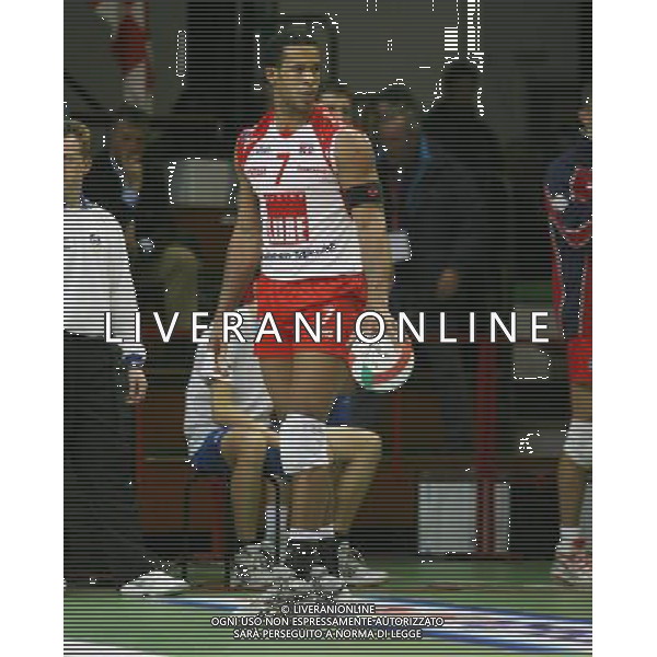 Lube banca marche macerata - itas diatec trentino Final eight Volley a Ferrara 26-01-2006 nella foto Dennis Angel foto filippo venezia-ag.aldo liverani