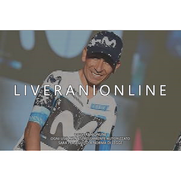 07-05-2025 Presentazione Squadre Giro D\'italia 2025; 2025, Movistar; Quintana Rojas Nairo, Alexander; Tirana; ©SIROTTI - AGENZIA ALDO LIVERANI SAS