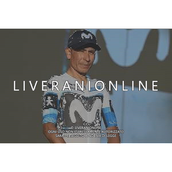 07-05-2025 Presentazione Squadre Giro D\'italia 2025; 2025, Movistar; Quintana Rojas Nairo, Alexander; Tirana; ©SIROTTI - AGENZIA ALDO LIVERANI SAS