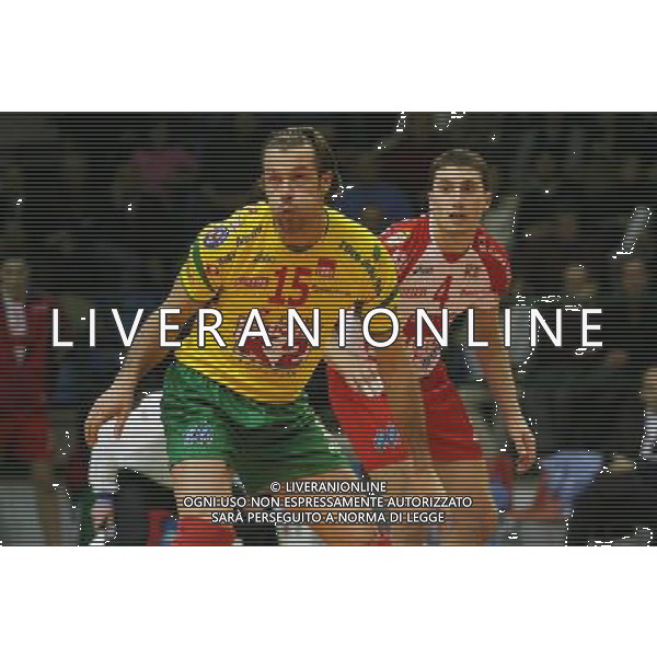 Lube banca marche macerata - itas diatec trentino Final eight Volley a Ferrara 26-01-2006 nella foto Herpe Renaud foto filippo venezia-ag.aldo liverani