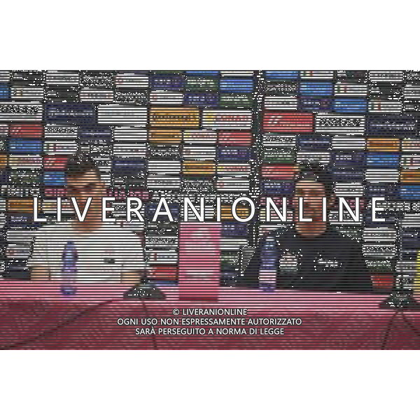 08-05-2025 Vigilia Giro D\'italia 2025; 2025, Uae Team Emirates - Xrg; 2025, Red Bull - Bora Hansgrohe; Ayuso Pesquera, Juan; Roglic, Primoz; Tirana; ©SIROTTI - AGENZIA ALDO LIVERANI SAS