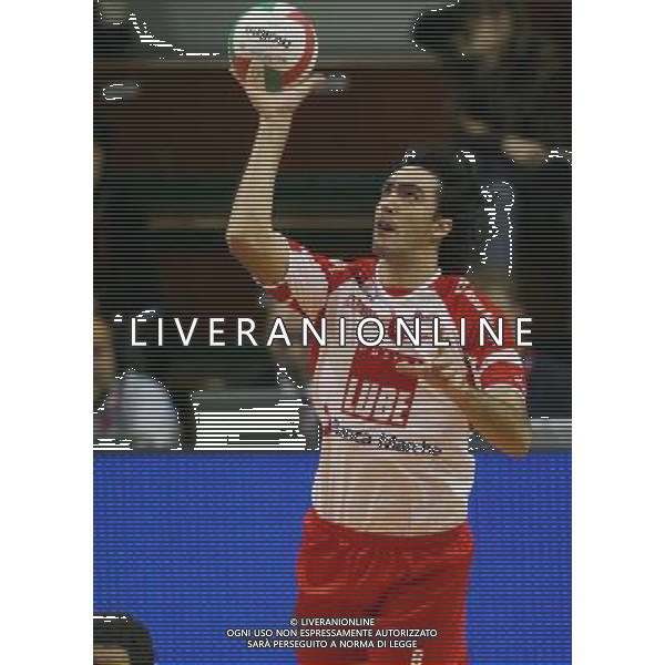 Lube banca marche macerata - itas diatec trentino Final eight Volley a Ferrara 26-01-2006 nella foto santana rodrigo Rodrigao foto filippo venezia-ag.aldo liverani