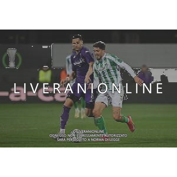 TVRG Fiorentina vs Real Betis nella foto Rolando Mandragora (Fiorentina) e Pablo Fornals (Real Betis) Firenze 08-05-2025 Stadio Artemio Franchi UEFA Conference League - semifinale gara di ritorno foto Roberto Garavaglia/Agenzia Aldo Liverani sas