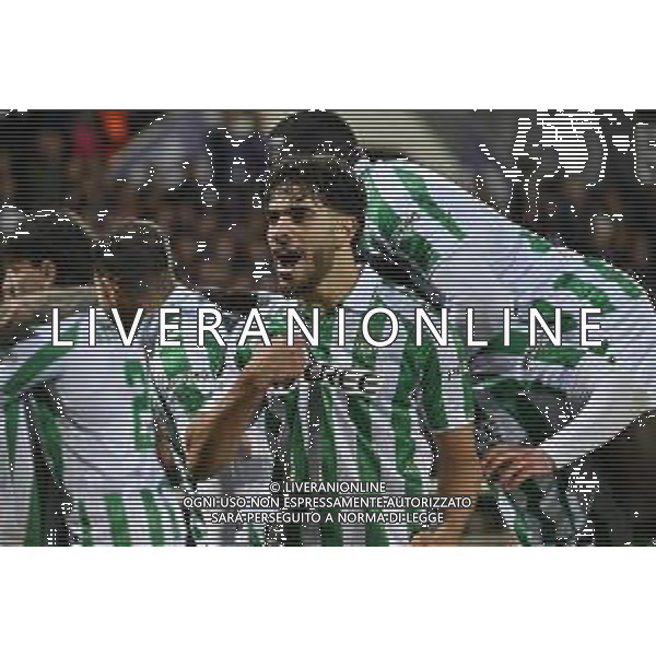 TVRG Fiorentina vs Real Betis nella foto Abdessamad Ezzalzouli (Real Betis) esultanza dopo il gol del 2 a 2 Firenze 08-05-2025 Stadio Artemio Franchi UEFA Conference League - semifinale gara di ritorno foto Roberto Garavaglia/Agenzia Aldo Liverani sas