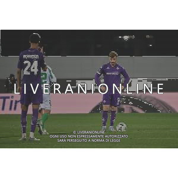 TVRG Fiorentina vs Real Betis nella foto delusione Fiorentinadopo il gol subito del 2 a 2 Firenze 08-05-2025 Stadio Artemio Franchi UEFA Conference League - semifinale gara di ritorno foto Roberto Garavaglia/Agenzia Aldo Liverani sas