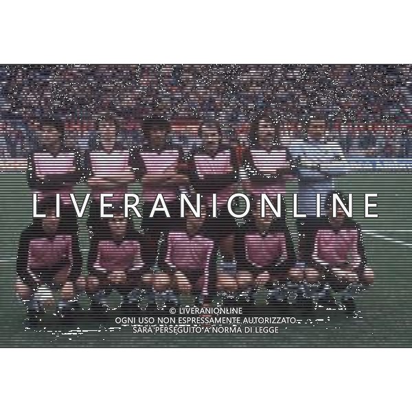 DIAP-RETROSPETTIVA FORMAZIONE PALERMO CALCIO NELLA FOTO LA FORMAZIONE DEL PALERMO CALCIO NELL\'ANNO 1979 AG ALDO LIVERANI SAS