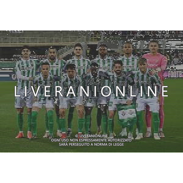 TVRG Fiorentina vs Real Betis nella foto formazione Real Betis, in piedi da SX Johnny Cardoso, Ricardo Rodriguez, Marc Bartra, Cedric Bakambu, Natan Bernardo de Souza e Fran Vieites; in basso da SX Antony Matheus dos Santos, Pablo Fornals, Youssouf Sabaly, Isco Francisco Roman Alarcon Suarez e Giovani Lo Celso Firenze 08-05-2025 Stadio Artemio Franchi UEFA Conference League - semifinale gara di ritorno foto Roberto Garavaglia/Agenzia Aldo Liverani sas