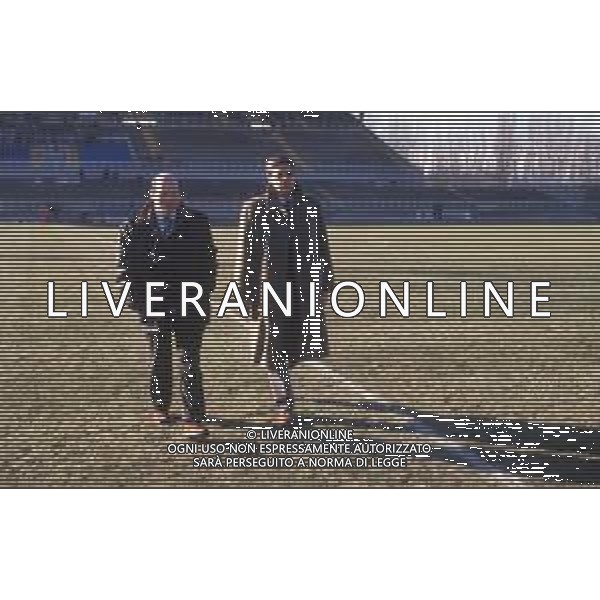 CESARE VIGANO\' NELL\'ANNO 1994 CON IL VICE PRESIDENTE INTER ROBERTO TAVECCHIO AG ALDO LIVERANI SAS