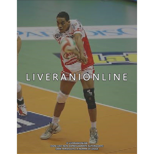 copra berni piacenza- cimone modena Final eight Volley a Ferrara 26-01-2006 nella foto marshall leonell foto filippo venezia-ag.aldo liverani