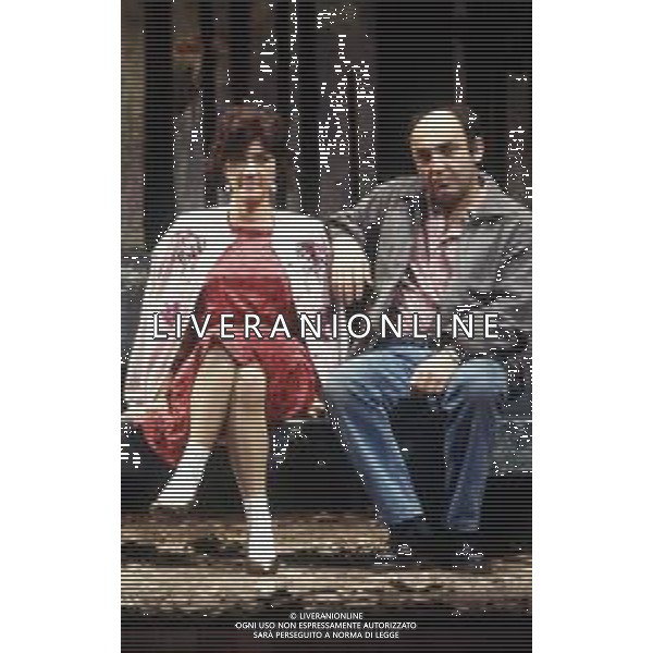 DIAP-RETROSPETTIVA MARIA AMELIA MONTI ATTRICE NELLA FOTO MARIA AMELIA MONTI CON ALESSANDRO HABER IN TEATRO AG.THEMA-AG ALDO LIVERANI SAS