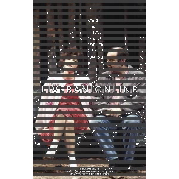 DIAP-RETROSPETTIVA MARIA AMELIA MONTI ATTRICE NELLA FOTO MARIA AMELIA MONTI CON ALESSANDRO HABER IN TEATRO AG.THEMA-AG ALDO LIVERANI SAS