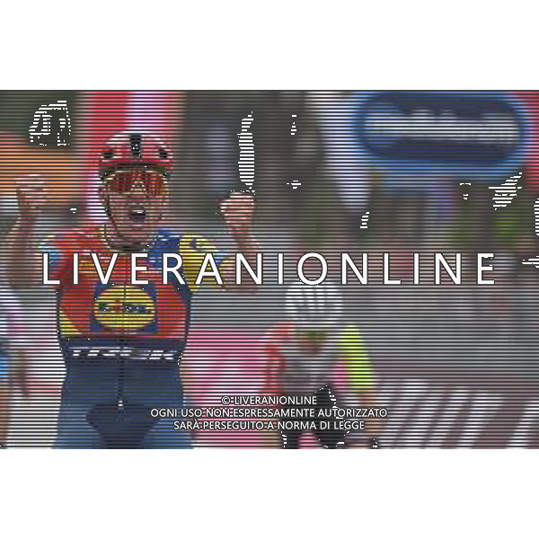 09-05-2025 Giro D\'italia; Tappa 01 Durres - Tirana; 2025, Lidl - Trek; Pedersen, Mads; Tirana; ©SIROTTI - AGENZIA ALDO LIVERANI SAS