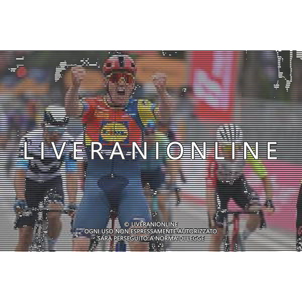 09-05-2025 Giro D\'italia; Tappa 01 Durres - Tirana; 2025, Lidl - Trek; Pedersen, Mads; Tirana; ©SIROTTI - AGENZIA ALDO LIVERANI SAS