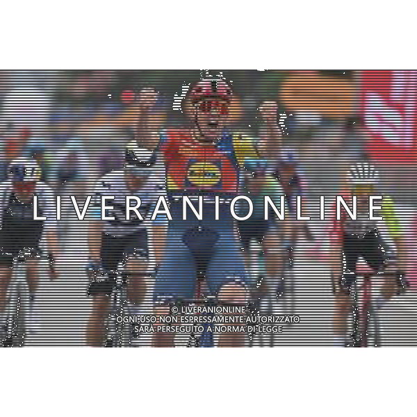 09-05-2025 Giro D\'italia; Tappa 01 Durres - Tirana; 2025, Lidl - Trek; Pedersen, Mads; Tirana; ©SIROTTI - AGENZIA ALDO LIVERANI SAS