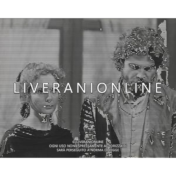 ST-RETROSPETTIVA GIULIANA DE SIO ATTRICE NELLA FOTO GIULIANA DE SIO CON GIOVANNI VISENTIN SET DELLO SCENEGGIATO “IVANOV“ NELL\'ANNO 1982 FOTO ENRICO LIVERANI-AG ALDO LIVERANI SAS 