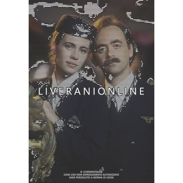 COL-RETROSPETTIVA MAURIZIO NICHETTI ATTORE NELLA FOTO MAURIZIO NICHETTI CON ELENA SOFIA RICCI SUL SET DEL FILM “STEFANO QUANTESTORIE “NELL\'ANNO 1993 AG THEMA-AG ALDO LIVERANI SAS