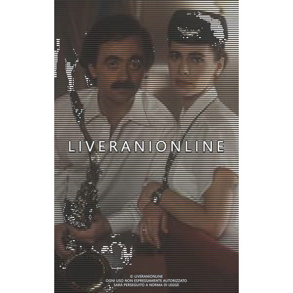 COL-RETROSPETTIVA MAURIZIO NICHETTI ATTORE NELLA FOTO MAURIZIO NICHETTI CON ELENA SOFIA RICCI SUL SET DEL FILM “STEFANO QUANTESTORIE “NELL\'ANNO 1993 AG THEMA-AG ALDO LIVERANI SAS