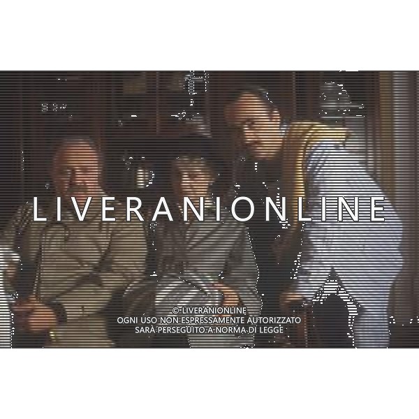 COL-RETROSPETTIVA MAURIZIO NICHETTI ATTORE NELLA FOTO RENATO SCARPA-MAURIZIO NICHETTI E MILENA VUKOTIC SUL SET DEL FILM “STEFANO QUANTESTORIE “NELL\'ANNO 1993 AG THEMA-AG ALDO LIVERANI SAS 