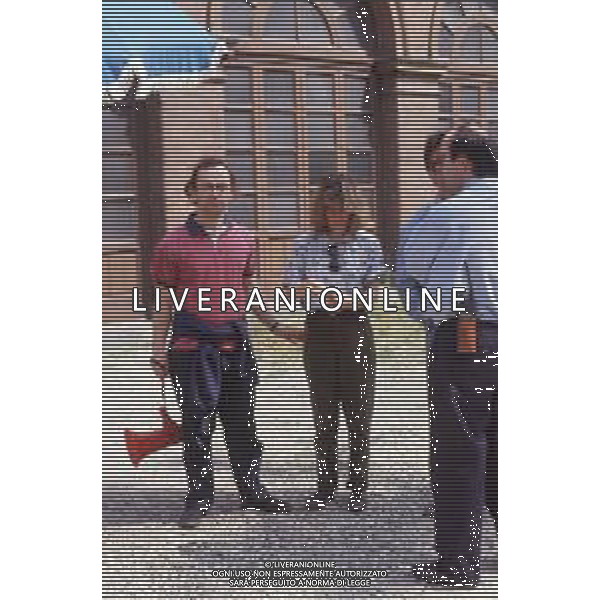 COL-RETROSPETTIVA MAURIZIO NICHETTI ATTORE NELLA FOTO MAURIZIO NICHETTI SUL SET DEL FILM “STEFANO QUANTESTORIE “NELL\'ANNO 1993 AG THEMA-AG ALDO LIVERANI SAS