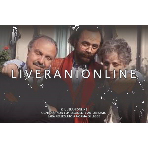 COL-RETROSPETTIVA MAURIZIO NICHETTI ATTORE NELLA FOTO RENATO SCARPA-MAURIZIO NICHETTI E MILENA VUKOTIC SUL SET DEL FILM “STEFANO QUANTESTORIE “NELL\'ANNO 1993 AG THEMA-AG ALDO LIVERANI SAS 