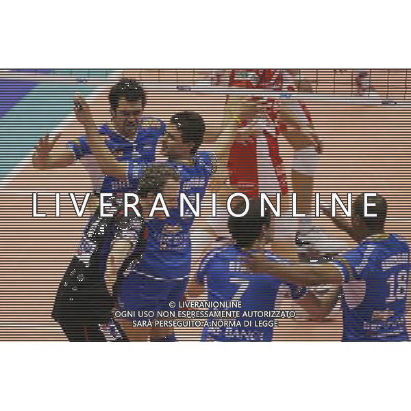 Bre banca Cuneo - Copra berni piacenza Finale Tim Cup A1 Volley a Forli\' 29/01/2006 nella foto esultanza cuneo foto rosa-ag. aldo liverani