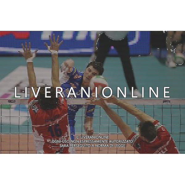 Bre banca Cuneo - Copra berni piacenza Finale Tim Cup A1 Volley a Forli\' 29/01/2006 nella foto omrcen igor foto rosa-ag. aldo liverani