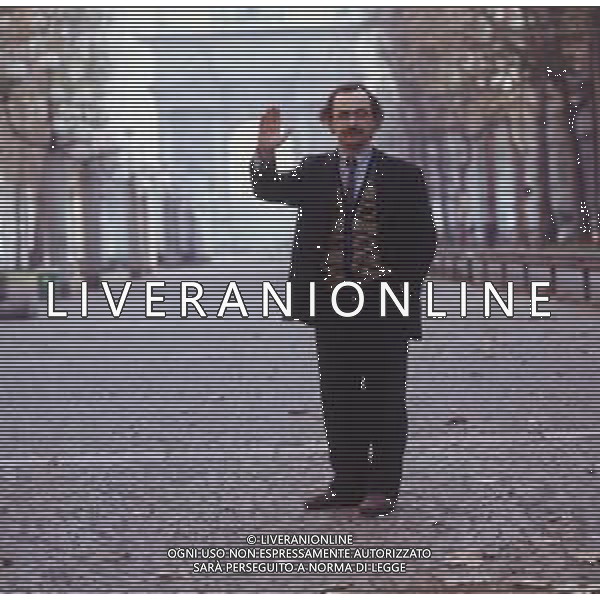 COL-RETROSPETTIVA MAURIZIO NICHETTI ATTORE NELLA FOTO MAURIZIO NICHETTI NELL\'ANNO 1993 A MILANO AG THEMA-AG ALDO LIVERANI SAS 