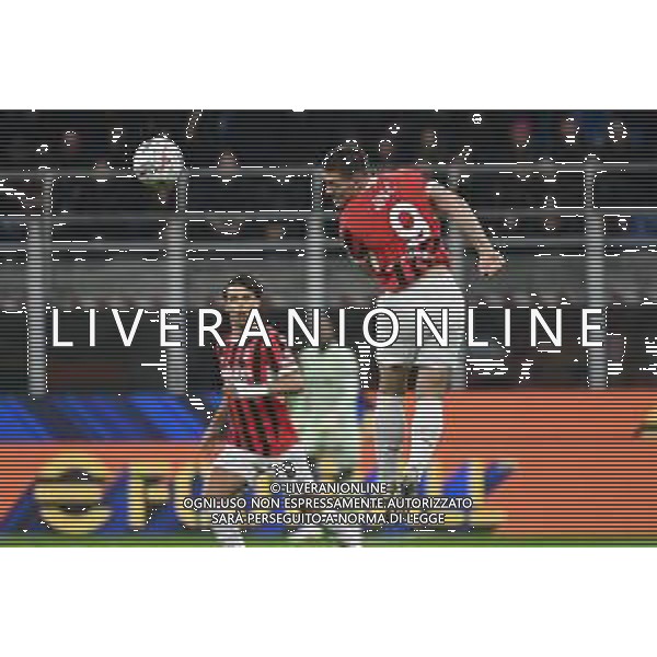 Milan vs Bologna nella foto Luka Jovic (Milan) Milano 09-05-2025 Stadio Giuseppe Meazza - San Siro Campionato Serie A Enilive - 36a giornata foto Roberto Garavaglia/Agenzia Aldo Liverani sas