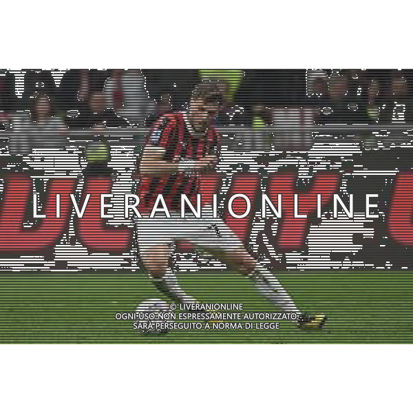 Milan vs Bologna nella foto Santiago Gimenez (Milan) Milano 09-05-2025 Stadio Giuseppe Meazza - San Siro Campionato Serie A Enilive - 36a giornata foto Roberto Garavaglia/Agenzia Aldo Liverani sas
