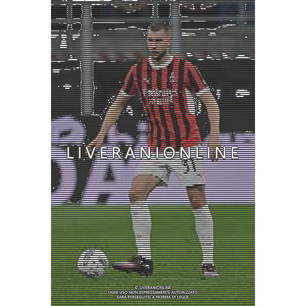 Milan vs Bologna nella foto Strahinja Pavlovic (Milan) Milano 09-05-2025 Stadio Giuseppe Meazza - San Siro Campionato Serie A Enilive - 36a giornata foto Roberto Garavaglia/Agenzia Aldo Liverani sas