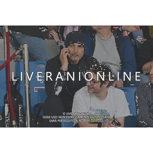 TVRG Como vs Cagliari nella foto Luciano Spalletti allenatore Italia in tribuna Como 10-05-2025 Stadio Giuseppe Sinigaglia Campionato Serie A Enilive - 36a giornata foto Roberto Garavaglia/Agenzia Aldo Liverani sas