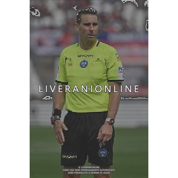 TVRG Como vs Cagliari nella foto l\'arbitro Francesco Fourneau di Roma Como 10-05-2025 Stadio Giuseppe Sinigaglia Campionato Serie A Enilive - 36a giornata foto Roberto Garavaglia/Agenzia Aldo Liverani sas