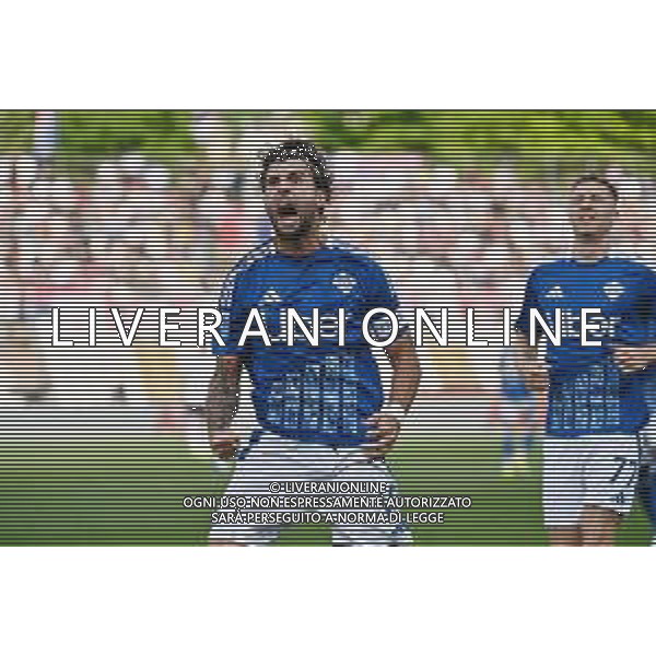 TVRG Como vs Cagliari nella foto Patrick Cutrone (Como) esultanza dopo il gol del 3 a 1 Como 10-05-2025 Stadio Giuseppe Sinigaglia Campionato Serie A Enilive - 36a giornata foto Roberto Garavaglia/Agenzia Aldo Liverani sas