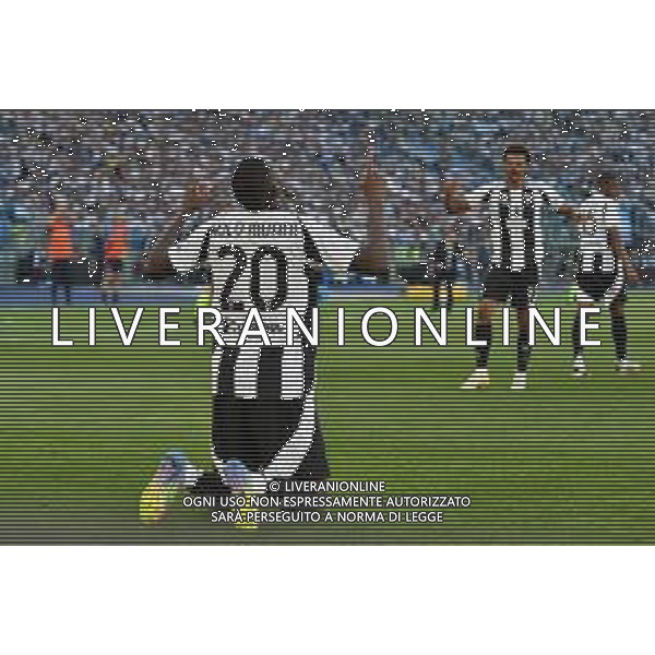 Serie A Enilive 2024-2025 Stadio Olimpico Roma - LAZIO - JUVENTUS CAMPIONATO DI CALCIO SERIE A 10-05-2025 Nella foto: Festa gol Kolo Muani ©Rosito Andrea - AGENZIA ALDO LIVERANI SAS