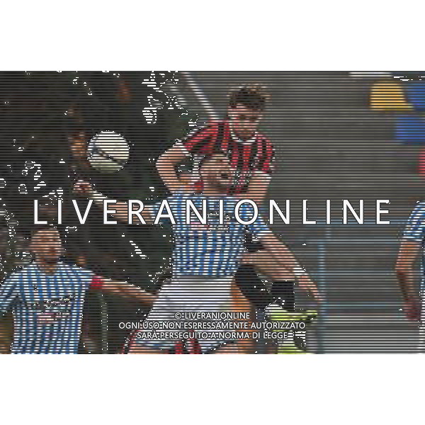 TVRG Milan Futuro vs Spal nella foto Alessandro Fiordaliso (Spal) e Gabriele Minotti (Milan Futuro) Solbiate Arno (VA) 10-05-2025 Stadio Felice Chinetti Campionato Serie C girone B - playout gara di andata foto Roberto Garavaglia/Agenzia Aldo Liverani sas