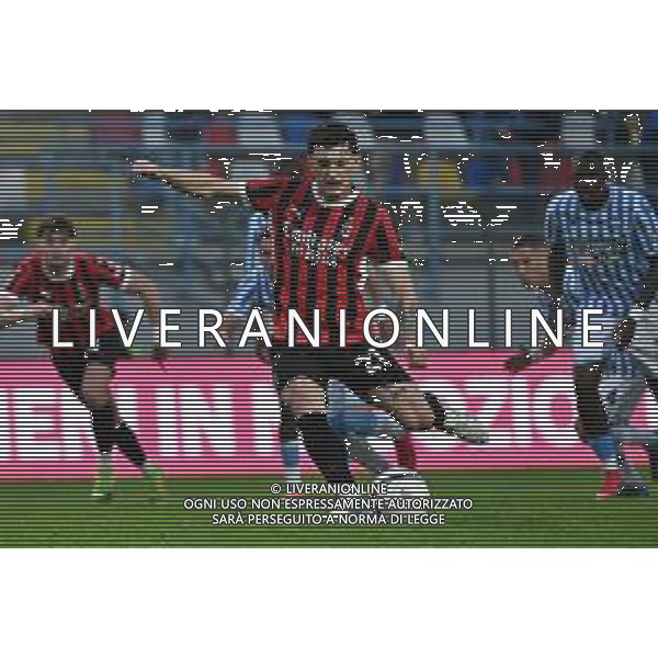 TVRG Milan Futuro vs Spal nella foto Mattia Sandri (Milan Futuro) segna il gol dell\'1 a 0 Solbiate Arno (VA) 10-05-2025 Stadio Felice Chinetti Campionato Serie C girone B - playout gara di andata foto Roberto Garavaglia/Agenzia Aldo Liverani sas
