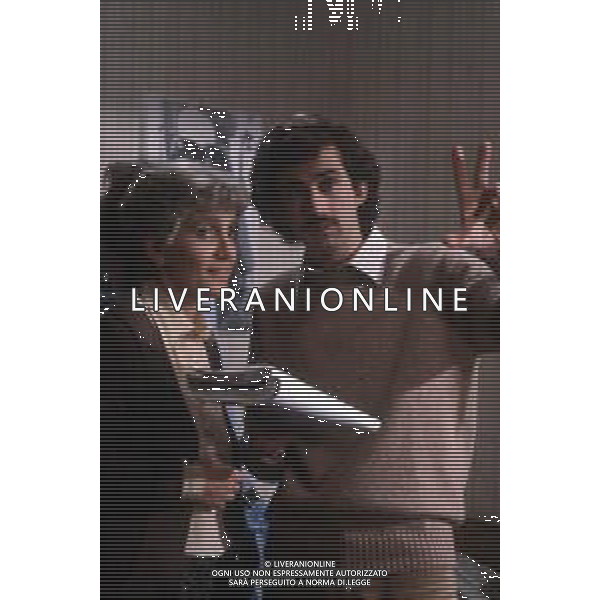 DIAP-RETROSPETTIVA PIERA DEGLI ESPOSTI ATTRICE E REGISTA NELLA FOTO PIERA DEGLI ESPOSTI SET DEL FILM “ SOGNI D\'ORO“ NELL\'ANNO 1979 CON NANNI MORETTI AG ALDO LIVERANI SAS 