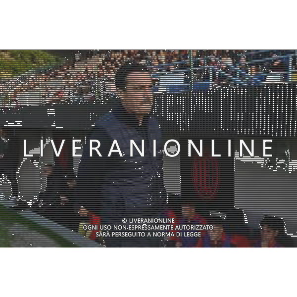 TVRG Milan Futuro vs Spal nella foto Massimo Oddo allenatore Milan Futuro Solbiate Arno (VA) 10-05-2025 Stadio Felice Chinetti Campionato Serie C girone B - playout gara di andata foto Roberto Garavaglia/Agenzia Aldo Liverani sas