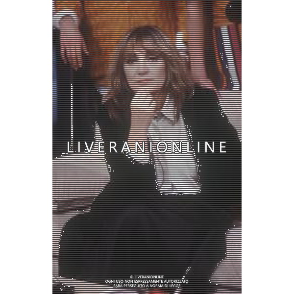 DIAP-RETROSPETTIVA PIERA DEGLI ESPOSTI ATTRICE E REGISTA NELLA FOTO PIERA DEGLI ESPOSTI NELL\'ANNO 1986 OSPITE DELLA TRASMISSIONE TELEVISIVA “PRONTO CH GIOCA ? “ FOTO EDGARDO DELLA SCORCIOSA-AG ALDO LIVERANI SAS   