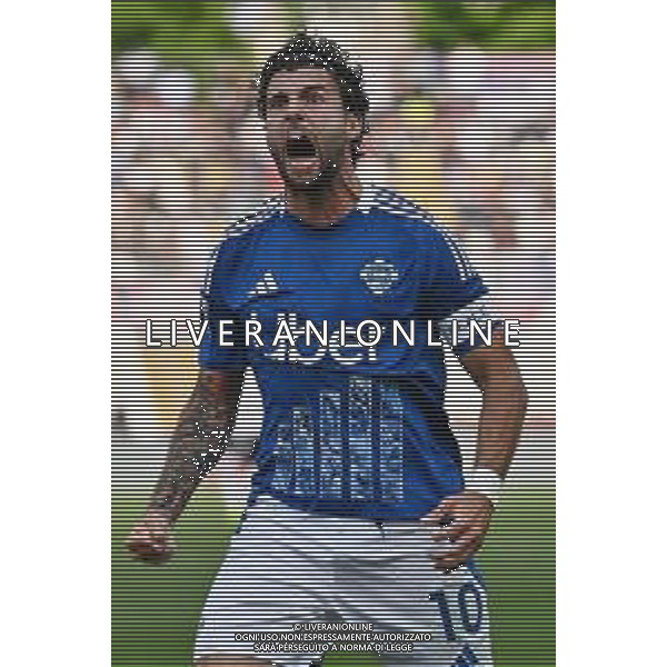 TVRG Como vs Cagliari nella foto Patrick Cutrone (Como) esultanza dopo il gol del 3 a 1 Como 10-05-2025 Stadio Giuseppe Sinigaglia Campionato Serie A Enilive - 36a giornata foto Roberto Garavaglia/Agenzia Aldo Liverani sas