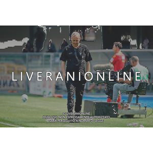 TVEM May 11, 2025 Verona, Italy - Hellas Verona vs US Lecce - Italian soccer serie A 2024/25 - Marcantonio Bentegodi Stadium. In the pic: coach Marco Giampaolo of US Lecce foto emmanuele mastrodonato-ag aldo liverani sas