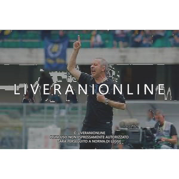 TVEM May 11, 2025 Verona, Italy - Hellas Verona vs US Lecce - Italian soccer serie A 2024/25 - Marcantonio Bentegodi Stadium. In the pic: coach Marco Giampaolo of US Lecce foto emmanuele mastrodonato-ag aldo liverani sas