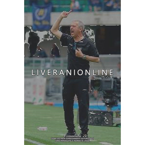 TVEM May 11, 2025 Verona, Italy - Hellas Verona vs US Lecce - Italian soccer serie A 2024/25 - Marcantonio Bentegodi Stadium. In the pic: coach Marco Giampaolo of US Lecce foto emmanuele mastrodonato-ag aldo liverani sas